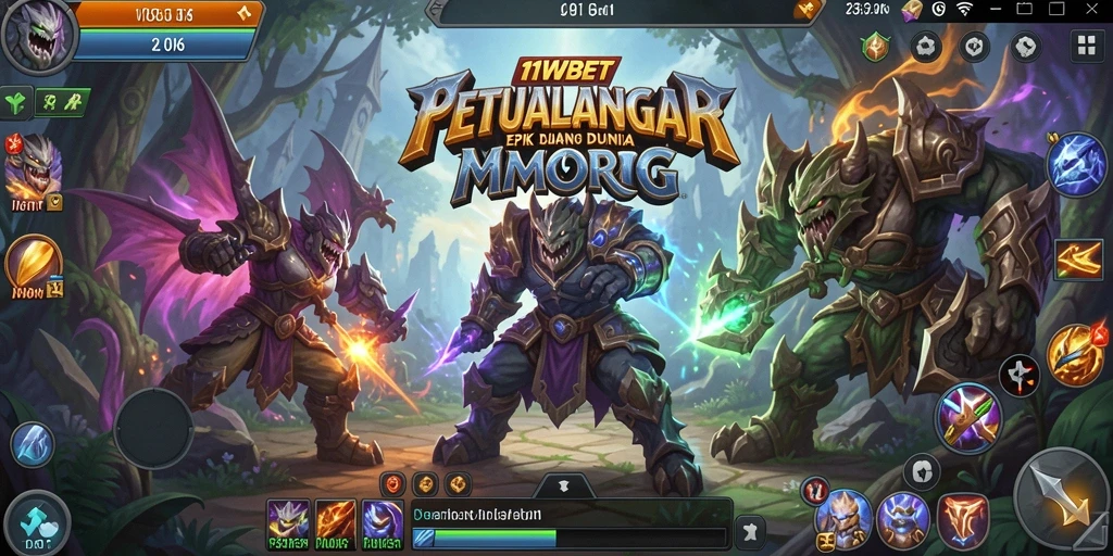 Tampilan gameplay epik di dunia <strong>11WBET</strong> yang memukau.