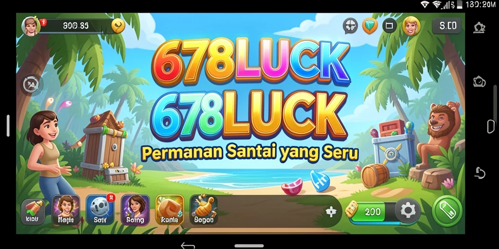 Screenshot gameplay 678LUCK yang penuh warna dan menyenangkan.