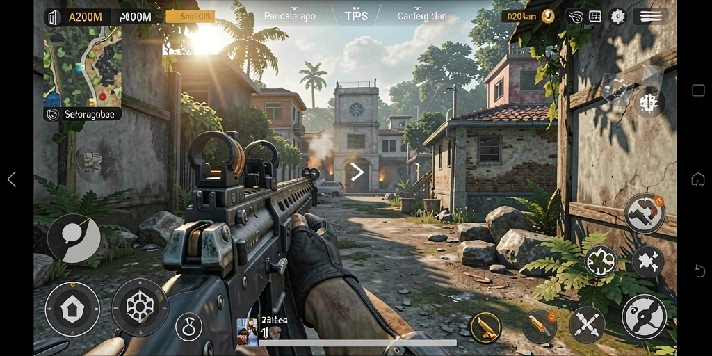 Tampilan seru gameplay A200M yang penuh aksi dan strategi.