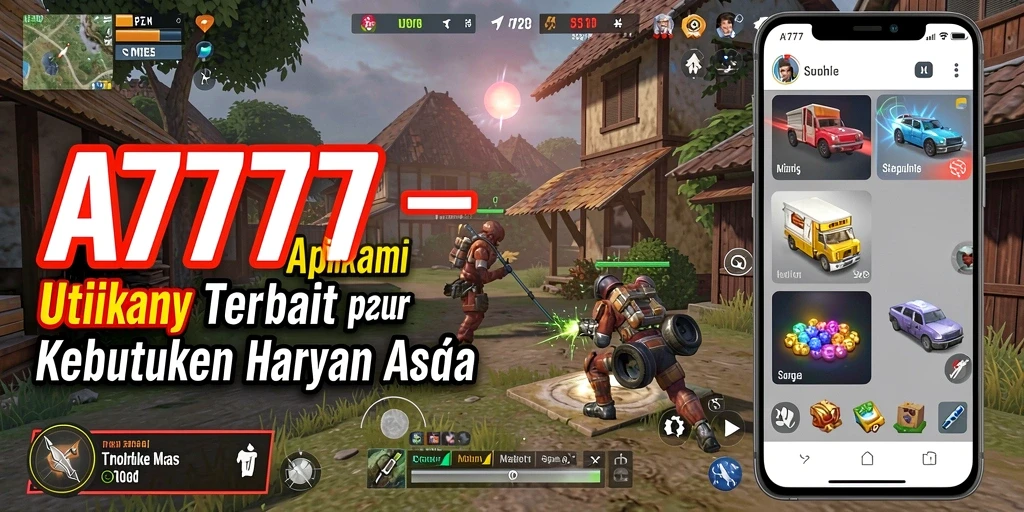 Tampilan antarmuka A7777 yang sederhana dan fungsional untuk pengaturan tugas.