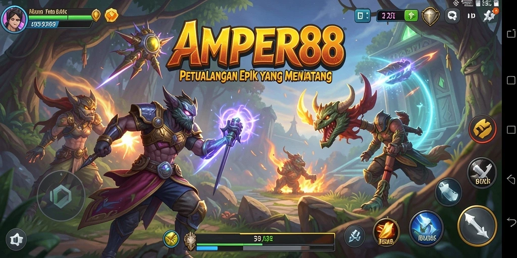 Gameplay AMPER88 yang penuh petualangan dan tantangan menarik.