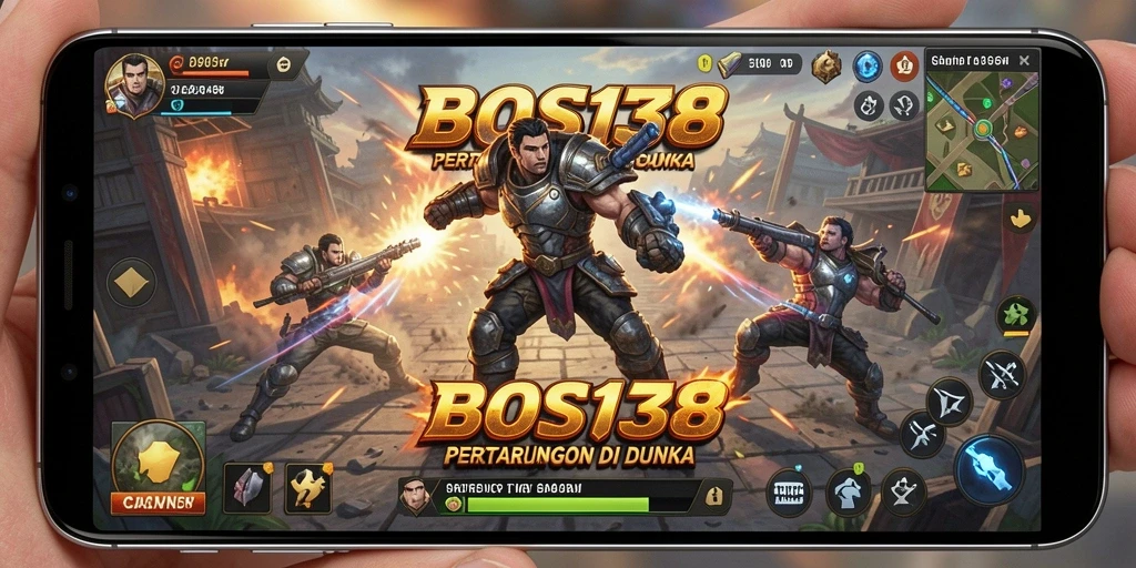 Tangkapan layar dari gameplay BOS138 yang menampilkan pertarungan epik.