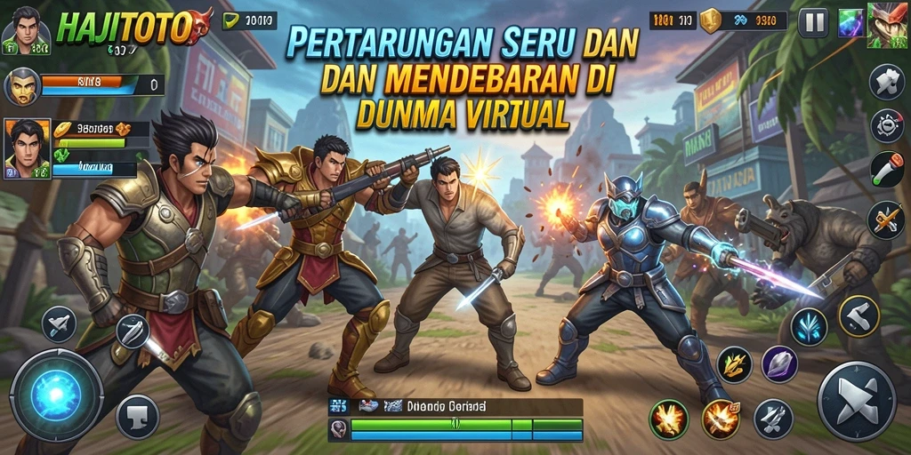 Tampilan gameplay menegangkan dan seru di HAJITOTO.