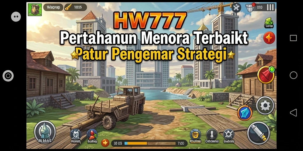 Gameplay menakjubkan dari HW777 dalam pertahanan menara.