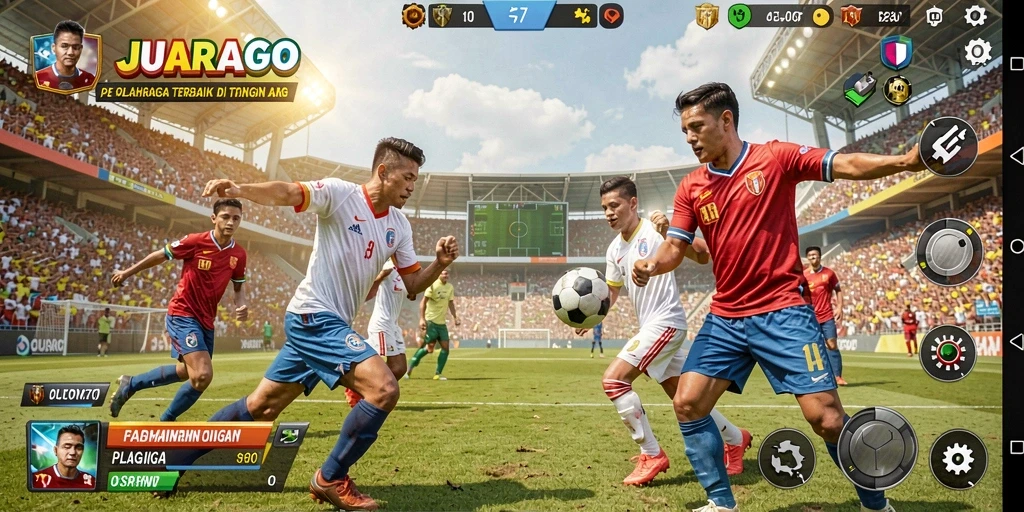 Tampilan screenshot gameplay JUARAGO yang seru dan mendebarkan.