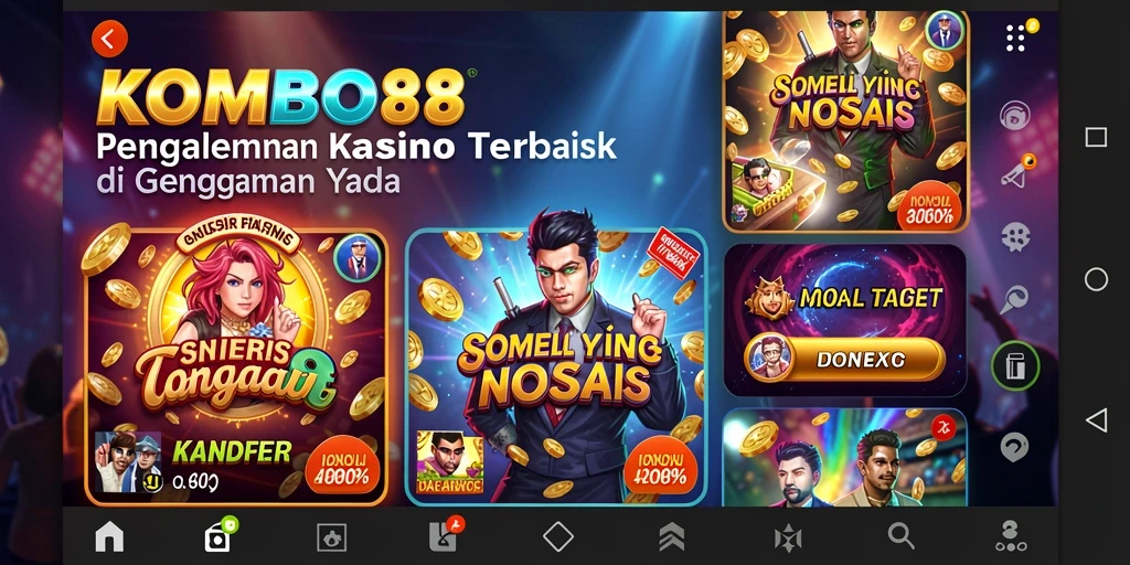 Tampilan menarik gameplay Kasino di KOMBO88.