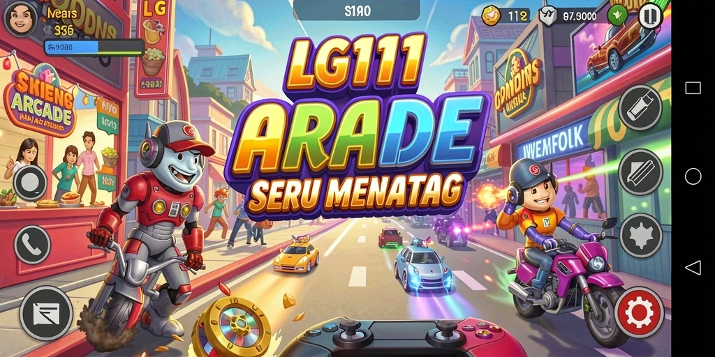 Screenshot menampilkan karakter dan gameplay seru LG111.