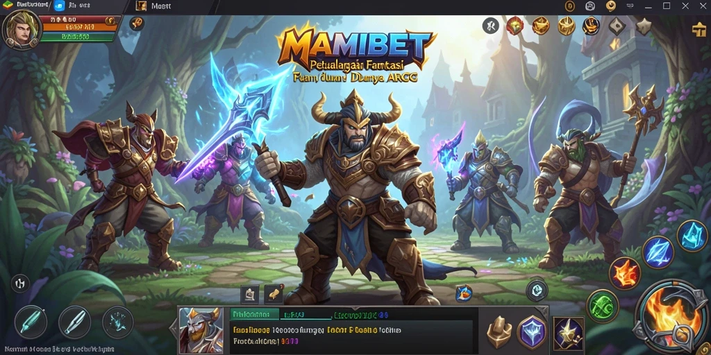 Tampilan gameplay menakjubkan di dunia fantasi MAMIBET.