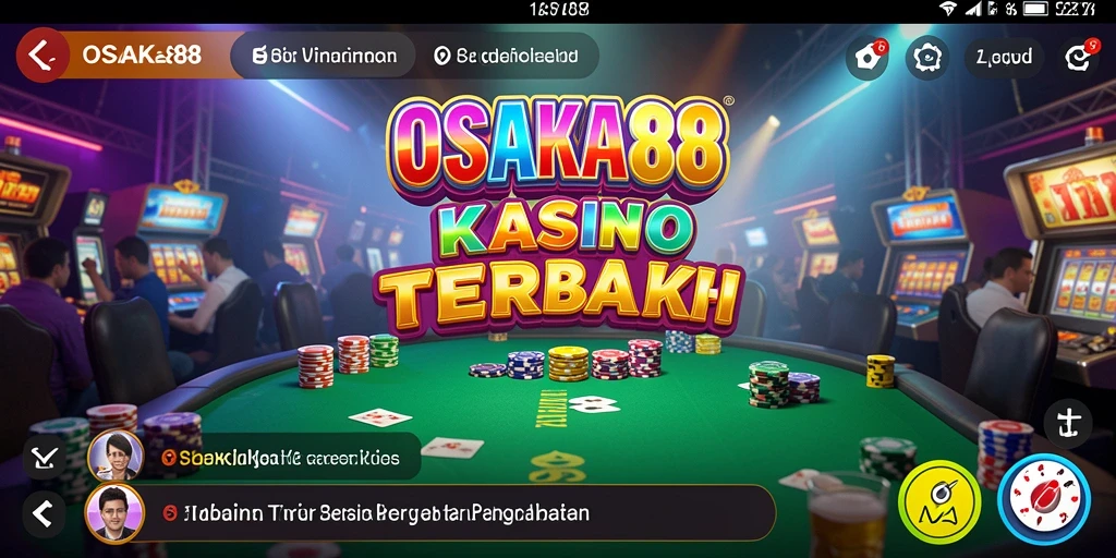 Tampilan gameplay OSAKA88 dengan berbagai permainan kasino yang menarik.