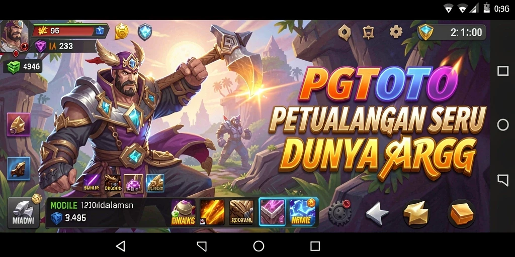 Tangkap aksi seru dalam permainan ARPG PGTOTO.