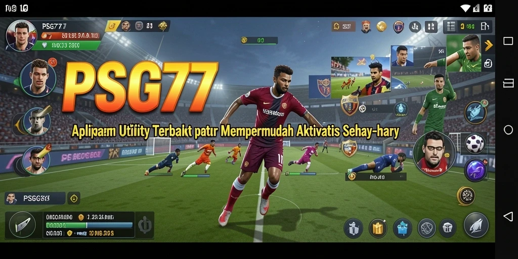 Screenshot utama PSG77 menampilkan antarmuka aplikasi Utility yang intuitif dan efisien.