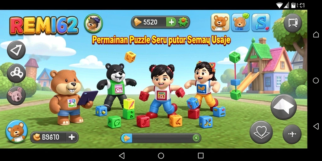 Tampilan screenshot REMI62 menampilkan suasana gameplay Puzzle yang menantang.