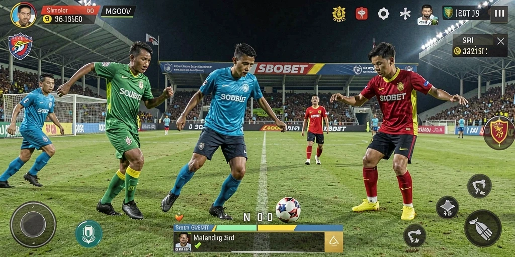Screenshot gameplay <strong>SBOBET</strong> menampilkan manajer tim yang sedang merencanakan strategi.
