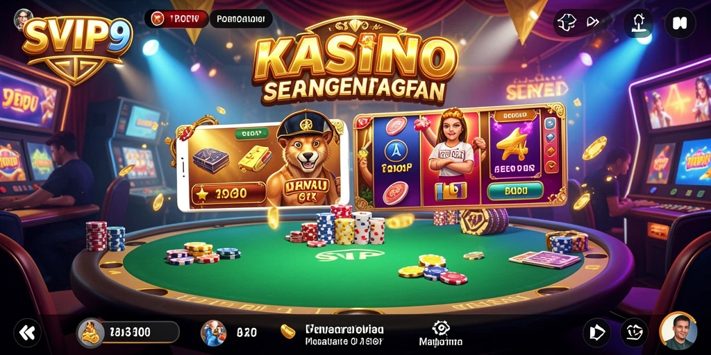 Tampilan menarik dari gameplay Kasino di SVIP9.