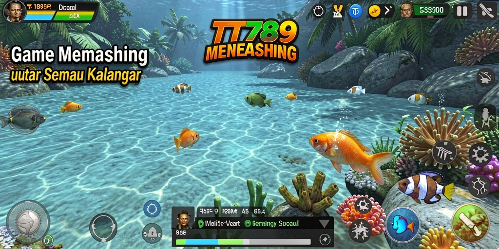 Tampilan gameplay memancing yang mendebarkan di TT789.