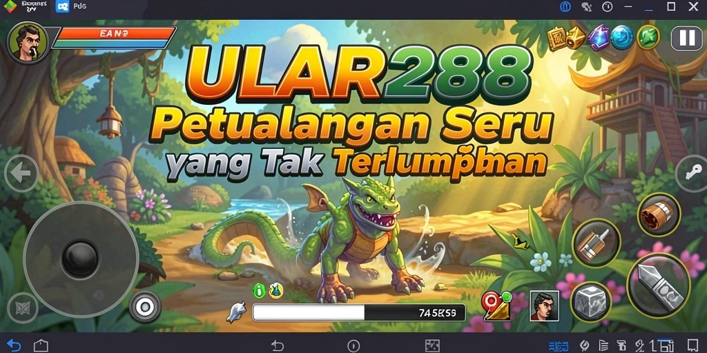 Screenshot gameplay ULAR288 dengan aksi petualangan seru.