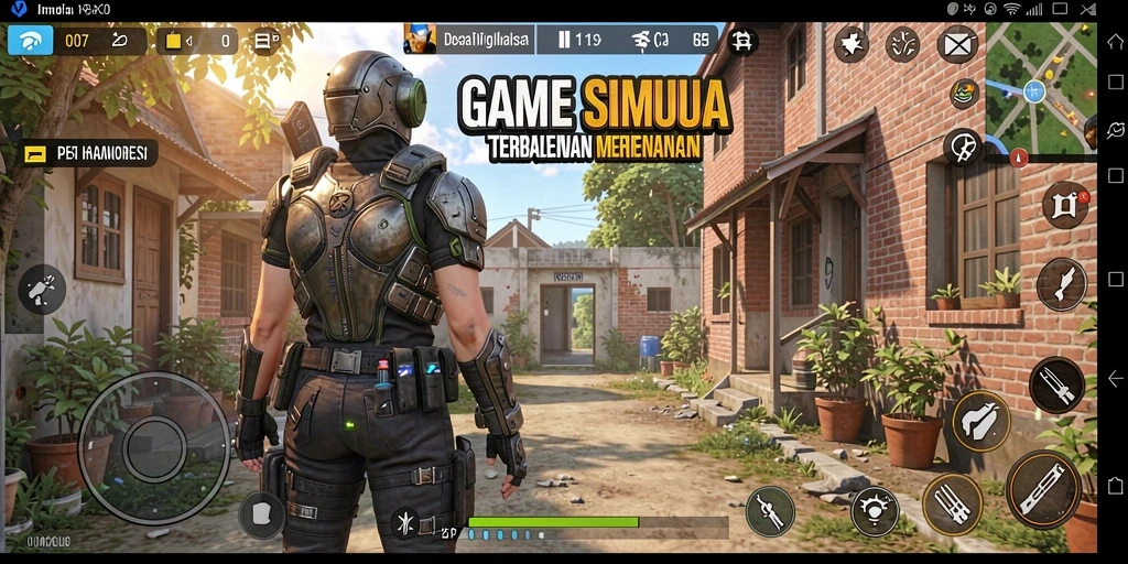 Tangkapan layar V07 menampilkan gameplay simulasi yang menarik dan mendetail.