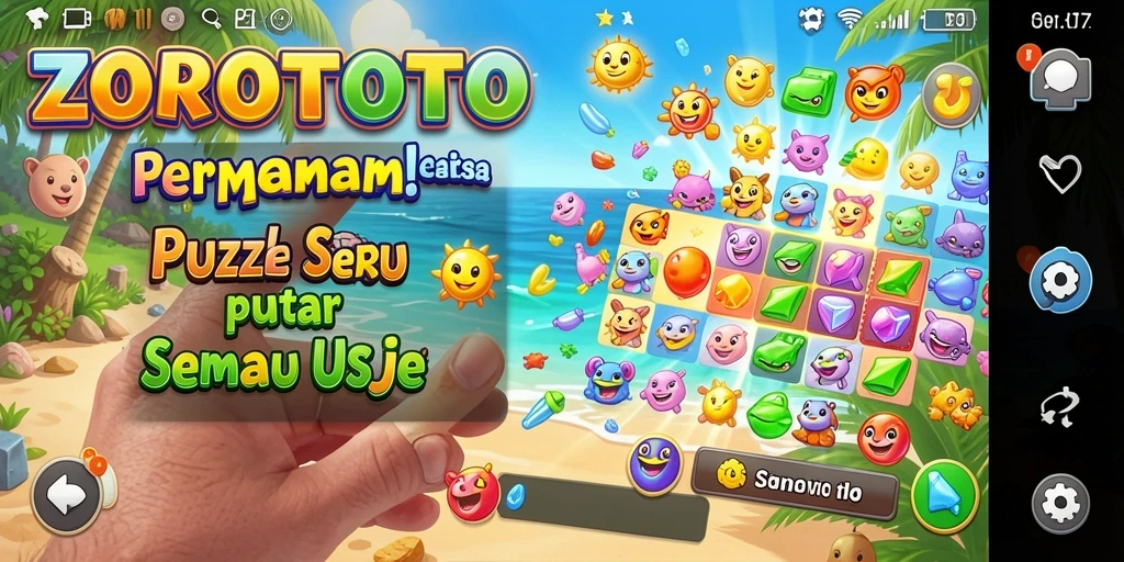 Tampilan gameplay ZOROTOTO yang menarik dan menantang.